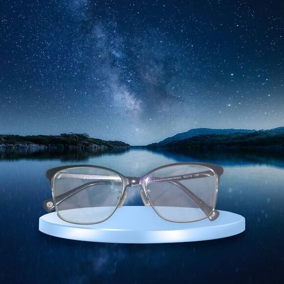 Coach HC5048 Olivia Black & Silver Eyeglass Frames - Picture 7 of 9